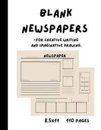 Produktbild: Blank Newspapers for Creative Writing and Imaginative Drawing