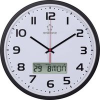 Produktbild: Renkforce HD-WRCL135 Funk Wanduhr 32cm x 45mm Schwarz