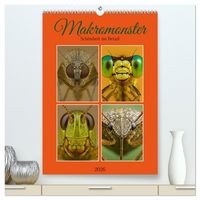 Produktbild: Makromonster - Sch&ouml;nheit im Detail (hochwertiger Premium Wandkalender 2026 DIN A2 hoch), Kunstdruck in Hochglanz