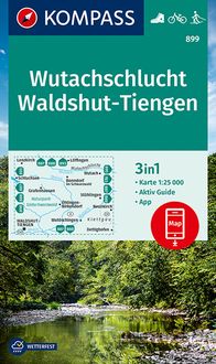 Bild vom Artikel KOMPASS Wanderkarte 899 Wutachschlucht, Waldshut, Tiengen 1:25.000 vom Autor Kompass-Karten GmbH