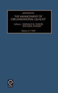 Produktbild: Advances in the Management of Organizational Quality