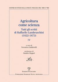 Produktbild: Agricoltura come scienza. Tutti gli scritti di Raffaello Lambruschini (1822-1873). Vol. 4