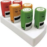 Produktbild: COLOP little NIO Emoji Stempel-Set, 6 Emoji-Motiven