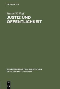 Produktbild: Justiz und &Ouml;ffentlichkeit