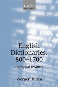 Produktbild: English Dictionaries 800-1700