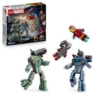 Produktbild: LEGO ǀ Marvel 76320 Iron Man & War Machine vs. Hammer-Drohnen, Spielzeug