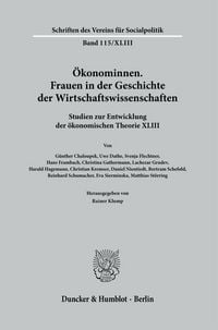 Produktbild: &Ouml;konominnen. Frauen in der Geschichte der Wirtschaftswissenschaften
