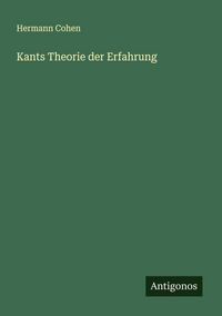 Produktbild: Kants Theorie der Erfahrung
