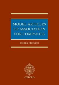 Produktbild: Model Articles Of Assn For Com