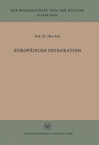 Produktbild: Europ&auml;ische Integration