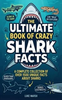 Produktbild: The Ultimate Book of Crazy Shark Facts: A Complete Collection of Over 1500 Unique Facts About Sharks (The Greatest Crazy Facts Series, #1)