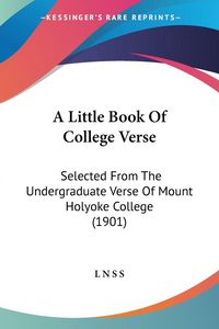 Produktbild: A Little Book Of College Verse