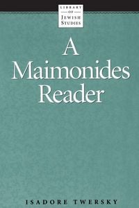 Produktbild: A Maimonides Reader