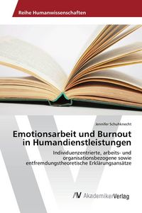 Produktbild: Emotionsarbeit und Burnout in Humandienstleistungen