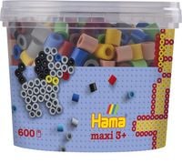 Produktbild: HAMA Dose mit Perlen 600 Stck, Volltonmix 2