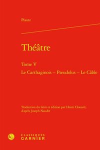 Produktbild: Theatre Tome 5 : Le Carthaginois - Pseudolus - Le Cable
