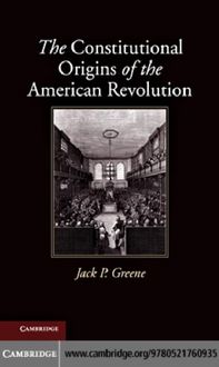 Produktbild: Constitutional Origins of the American Revolution