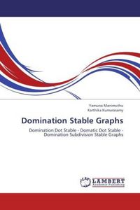 Produktbild: Manimuthu, Y: Domination Stable Graphs