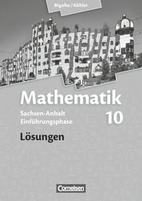 Produktbild: Mathematik Sekundarstufe II Sachsen-Anhalt. Einf&uuml;hrungsphase. L&ouml;sungen