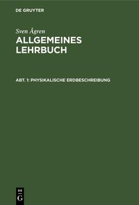Produktbild: Physikalische Erdbeschreibung
