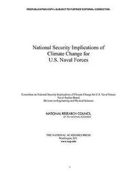 Produktbild: National Security Implications of Climate Change for U.S. Naval Forces