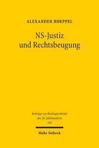 Produktbild: NS-Justiz und Rechtsbeugung