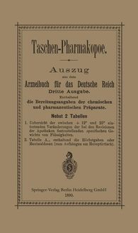 Produktbild: Taschen-Pharmakopoe