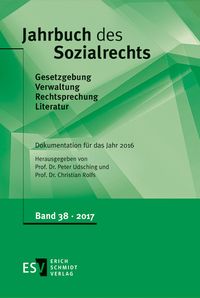 Produktbild: Jahrbuch des Sozialrechts (der Gegenwart). Gesetzgebung - Verwaltung... / Jahrbuch des Sozialrechts - - Dokumentation f&uuml;r das Jahr 2016