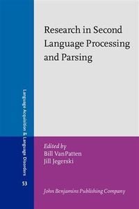 Produktbild: Research in Second Language Processing and Parsing