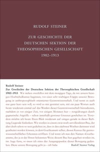 Produktbild: Zur Geschichte der Deutschen Sektion der Theosophischen Gesellschaft 1902&ndash;1913
