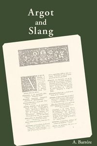 Produktbild: Argot and Slang