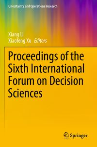 Produktbild: Proceedings of the Sixth International Forum on Decision Sciences