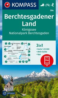 Bild vom Artikel KOMPASS Wanderkarte 794 Berchtesgadener Land, Königssee, Nationalpark Berchtesgaden 1:25.000 vom Autor 