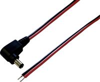 Produktbild: BKL Electronic 075113 Niedervolt-Anschlusskabel Niedervolt-Stecker - offene Kabelenden 5.50 mm 2.50 mm 0.50 m 1 St.