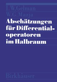 Produktbild: Absch&auml;tzungen f&uuml;r Differentialoperatoren im Halbraum