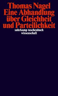 Produktbild: Eine Abhandlung &uuml;ber Gleichheit und Parteilichkeit