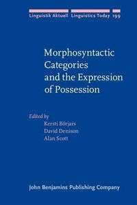 Produktbild: Morphosyntactic Categories and the Expression of Possession
