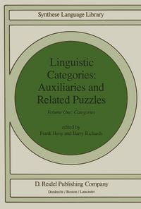 Produktbild: Linguistic Categories: Auxiliaries and Related Puzzles