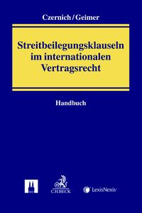 Produktbild: Handbuch der Streitbeilegungsklauseln im internationalen Vertragsrecht
