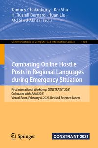 Produktbild: Combating Online Hostile Posts in Regional Languages during Emergency Situation