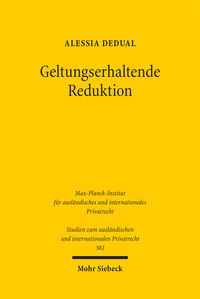Produktbild: Geltungserhaltende Reduktion