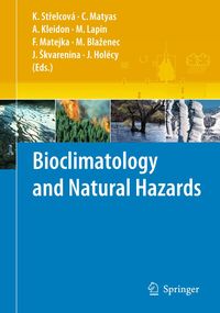 Produktbild: Bioclimatology and Natural Hazards