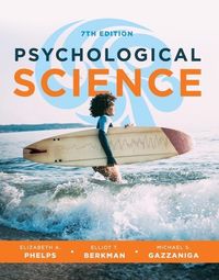 Produktbild: Phelps, E: Psychological Science