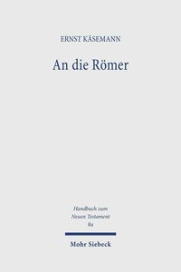 Bild vom Artikel An die Römer vom Autor Ernst Käsemann