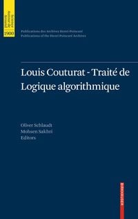 Produktbild: Louis Couturat -Trait&eacute; de Logique algorithmique