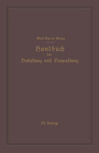 Produktbild: Handbuch der Verfassung und Verwaltung in Preussen und dem Deutschen Reiche
