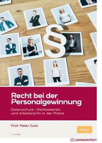 Produktbild: Recht bei der Personalgewinnung, ePub