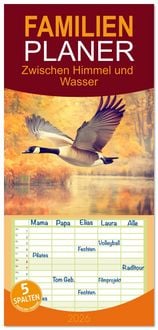 Produktbild: Familienplaner 2026 - Zwischen Himmel und Wasser mit 5 Spalten (Wandkalender, 21 x 45 cm) CALVENDO