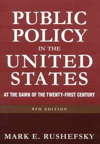 Produktbild: Public Policy in the United States: At the Dawn of the Twenty-First Century