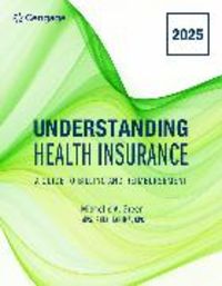 Produktbild: Understanding Health Insurance: A Guide to Billing and Reimbursement, 2025 Edition